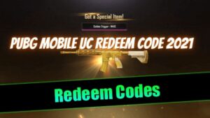 PUBG Redeem Code Today 1 September 2021