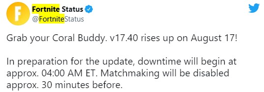 Fortnite Update 3.26 Patch Notes